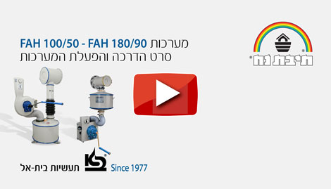 וידיאו עברית מערכת סינון אוויר רצפתתית קטנה